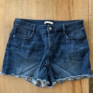 Nine West Dark Blue Denim Cutoff Shorts
